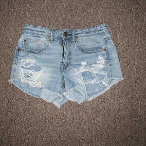 American eagle Hi-rise festival jean shorts